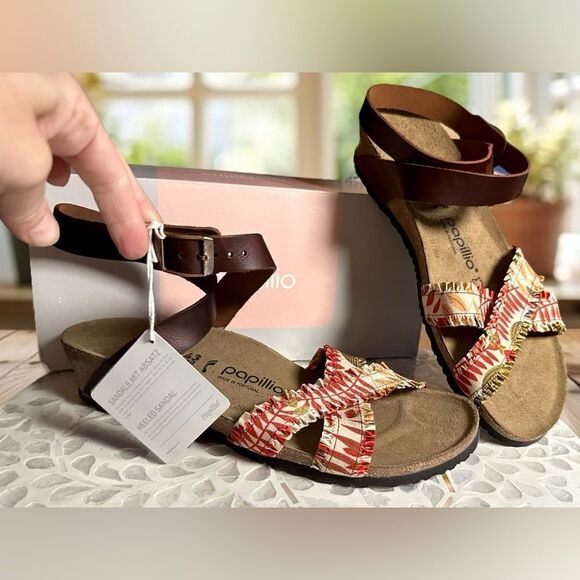 NIB Birkenstock Papillio by Birkenstock Lola Wedge Sandal - Picture 2 of 16